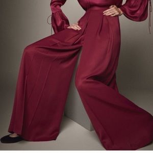 Massimo Dutti Ultra Wide Leg High Waisted Pants